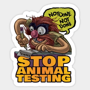 Stop Animal Testing Sticker